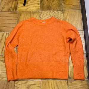 Orange Pull Over Sweater